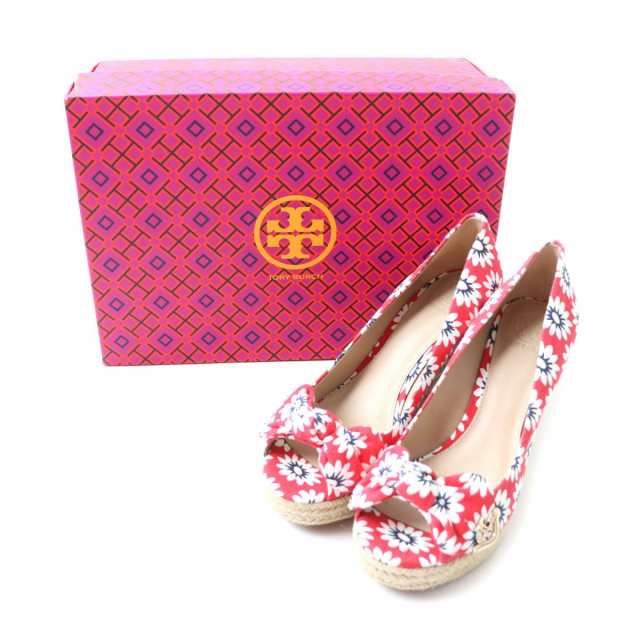 未使用品☆定価46200円 TORY BURCH トリーバーチ DORY 花柄 リボン ...