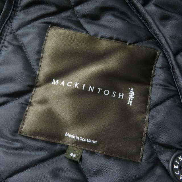 極美品☆MACKINTOSH マッキントッシュ ロゴボタン付き ウールコート