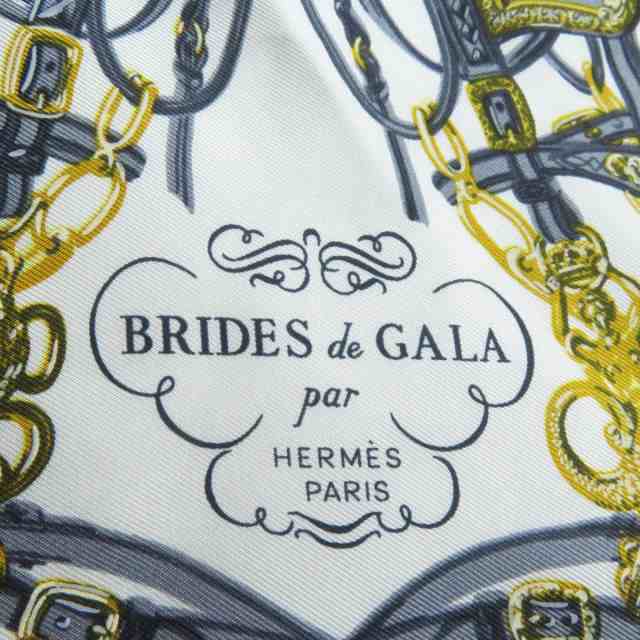 極美☆HERMES エルメス 572037S BRIDES de GALA 式典用馬勒 カレ