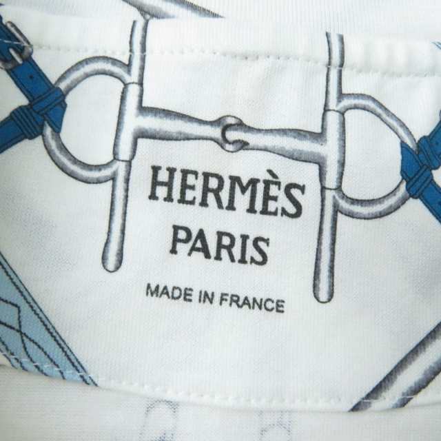 極美品☆正規品 HERMES エルメス 21SS 完璧なコース プリント クルー