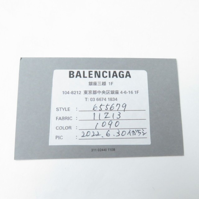 極美品☆BALENCIAGA バレンシアガ 655679 ロゴ入り レザー AIRPODS