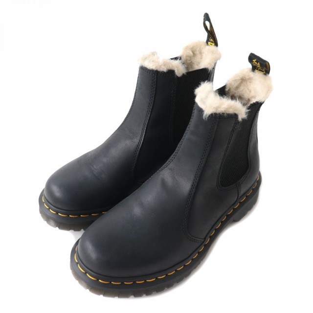 未使用★Dr.Martens ドクターマーチン 2976 Leonore Sherpa レオノーレ シェルパ レザー チェルシーブーツ レディース  ブラック UK5 箱付｜au PAY マーケット