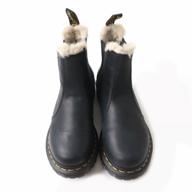 未使用★Dr.Martens ドクターマーチン 2976 Leonore Sherpa レオノーレ シェルパ レザー チェルシーブーツ レディース  ブラック UK5 箱付｜au PAY マーケット