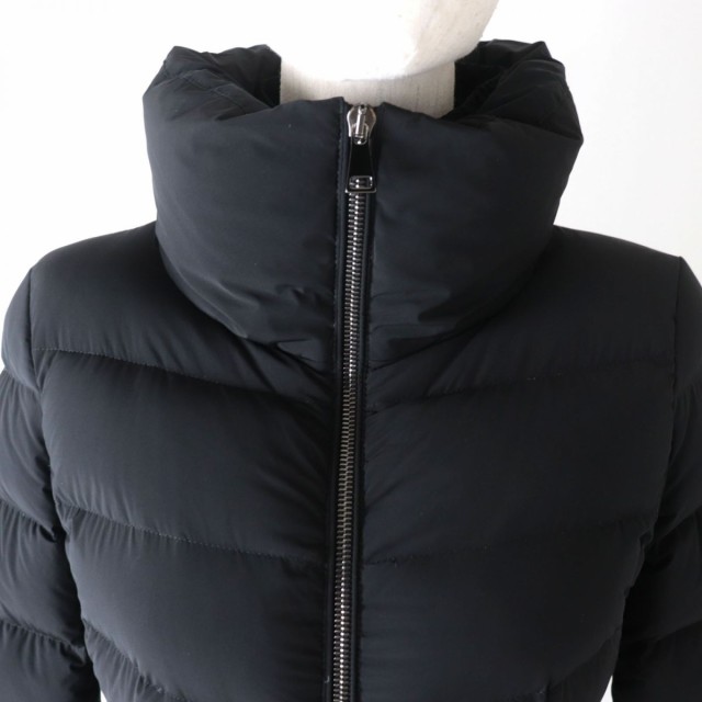 美品★正規品 19-20AW MONCLER モンクレール NEVALON ネバロン スタンドカラー ZIP UP ダウンコート レディース  黒 00 ハンガー付