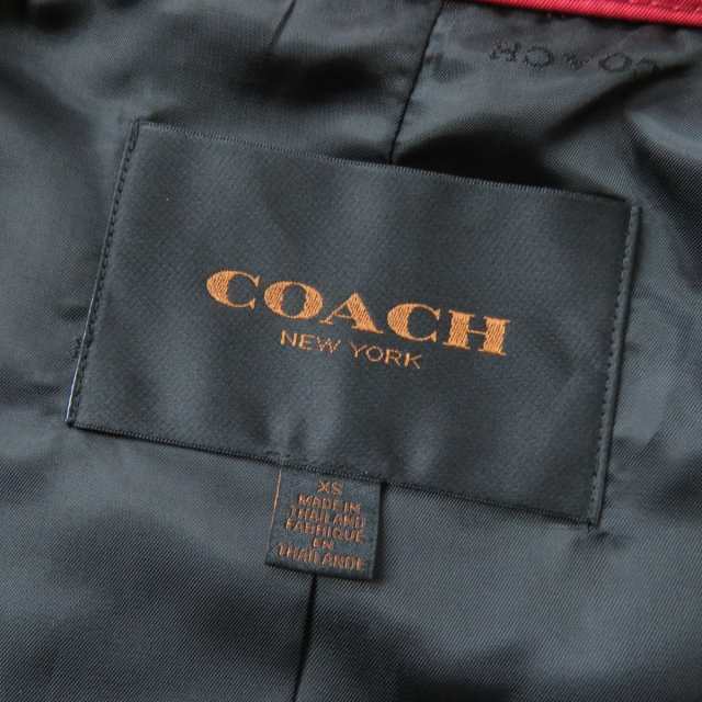 極美品☆正規品 COACH コーチ F86050 ロゴボタン・ベルト付き ソリッド