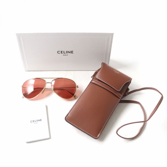 極美品☆CELINE セリーヌ CL40062U 22年購入 ティアドロップ