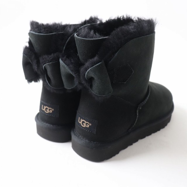 未使用品☆UGG アグ 1012808 W NAVEAH ナベア バックリボン付き ミニ