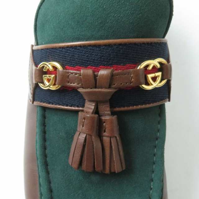 極美品☆GUCCI グッチ 674662 インターロッキングG金具付 レザー