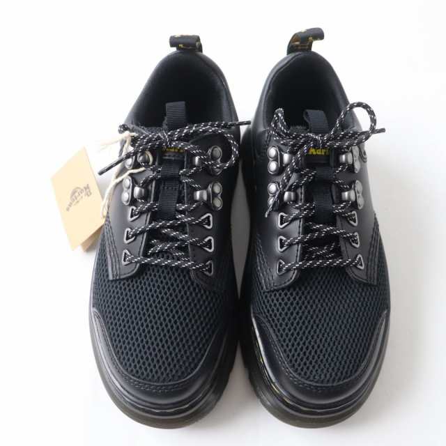 未使用品★Dr.Martens ドクターマーチン TARIK LO TG 27393001 メッシュ レースアップ レザー シューズ レディース 黒 UK4 箱・タグ付き