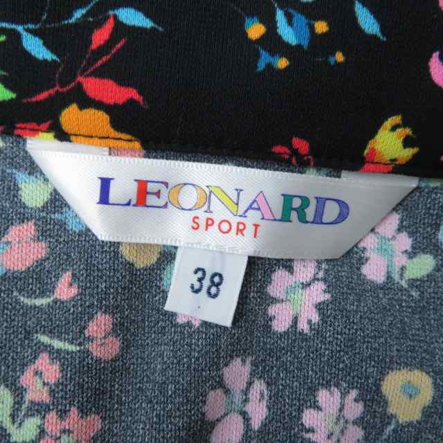 美品☆正規品 LEONARD SPORT レオナールスポーツ 花柄デザイン 半袖