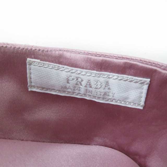 未使用品☆PRADA プラダ トライアングルロゴ RASO サテンルーム