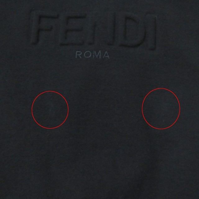 新品 FENDI ロゴ スウェット トレーナー 黒 L