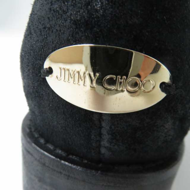 極美品☆JIMMY CHOO ジミーチュウ 144DASH ワックス加工 スタッズ付 ...