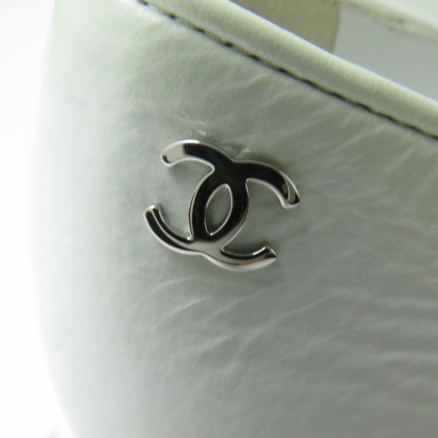 良品☆CHANEL シャネル G34464 ココマーク付き メリージェーン レザー ...