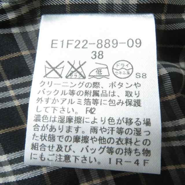 極美品☆正規品 バーバリー ブルーレーベル E1F22-889-09 トグルボタン