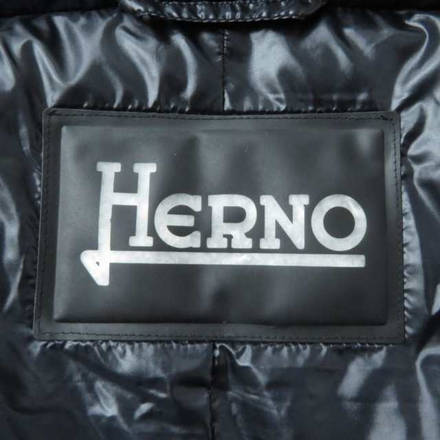 極美品☆正規品 HERNO ヘルノ PI0051D-12017 ZIP UP フード付き ダウン