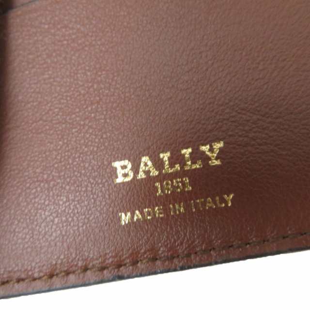 未使用品☆BALLY バリー BLESSY B-chain メタルロゴ付き 3つ折り