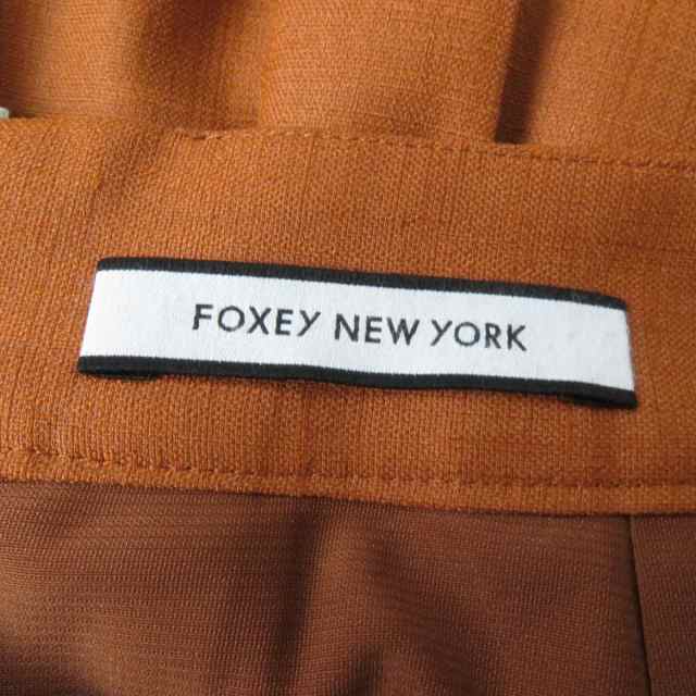 極美品☆正規品 FOXEY NEW YORK 36662 フォクシー ニューヨーク リネン