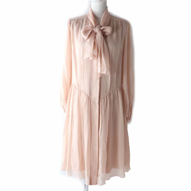 未使用品☆正規品 FOXEY フォクシー 38453 Stole Dress シルク100 ...