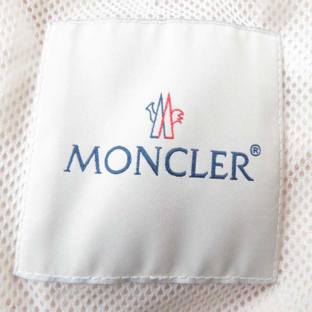 極美品☆正規品 MONCLER モンクレール 22SS PHARILLONS  ロゴワッペン・フード付 裏地メッシュ ZIP UP ナイロン パーカー ライトピンク 00