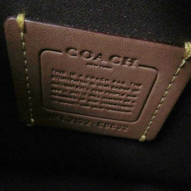 コジマのバッグ【美品　保存袋付き】COACH　C8632　ウィロウ　トート24　クロコ　型押し