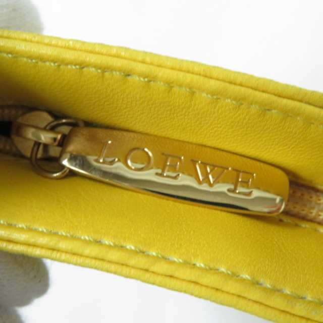 美品☆LOEWE ロエベ アナグラム刻印入り ナッパレザー ショルダー