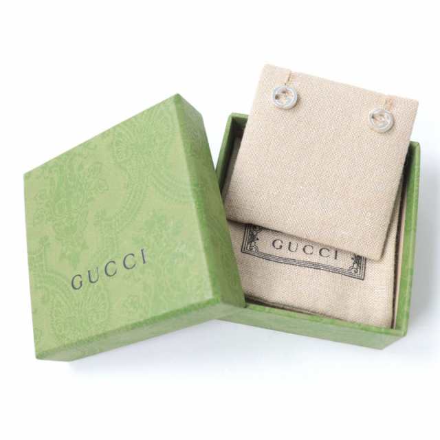 美品☆GUCCI グッチ インターロッキングG SV925 ピアス /アクセサリー