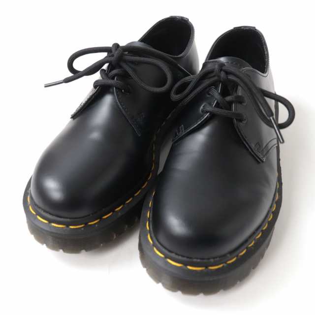 極美品☆Dr.Martens ドクターマーチン 1461 BEX 21084001 3ホール レースアップ レザーシューズ ブラック UK5 レディース 箱付き