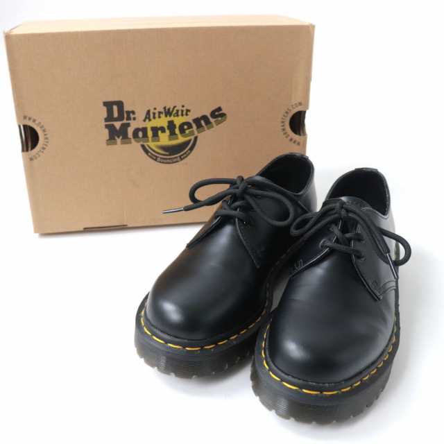 極美品☆Dr.Martens ドクターマーチン 1461 BEX 21084001 3ホール レースアップ レザーシューズ ブラック UK5 レディース 箱付き