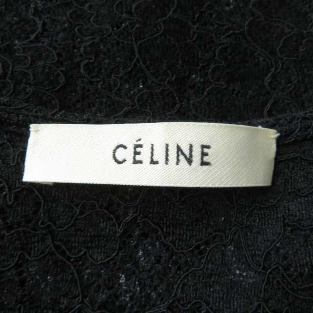 極美品☆正規品 CELINE セリーヌ 総レース クルーネック 半袖/ショート