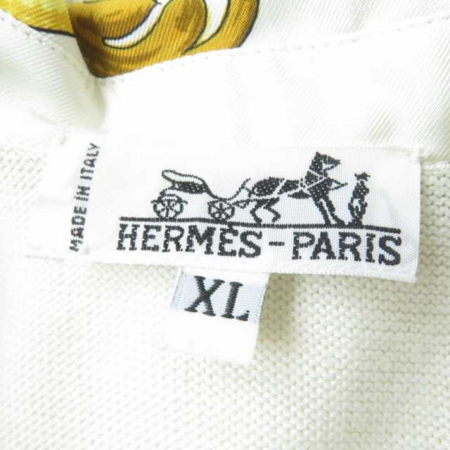 美品☆希少サイズ 正規品 HERMES エルメス ツイルレーヌ シルク切替