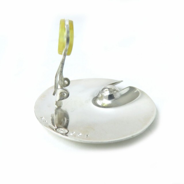 美品☆Georg Jensen ジョージジェンセン 351 SV925×ヘマタイト イヤリング/アクセサリー シルバー レディース  総重量：14.70g｜au PAY マーケット