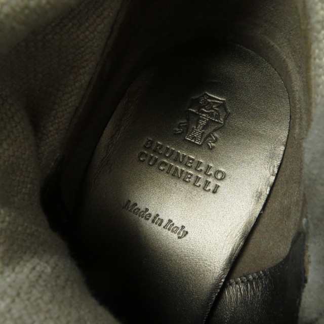 美品☆BRUNELLO CUCINELLI ブルネロクチネリ スウェードレザー