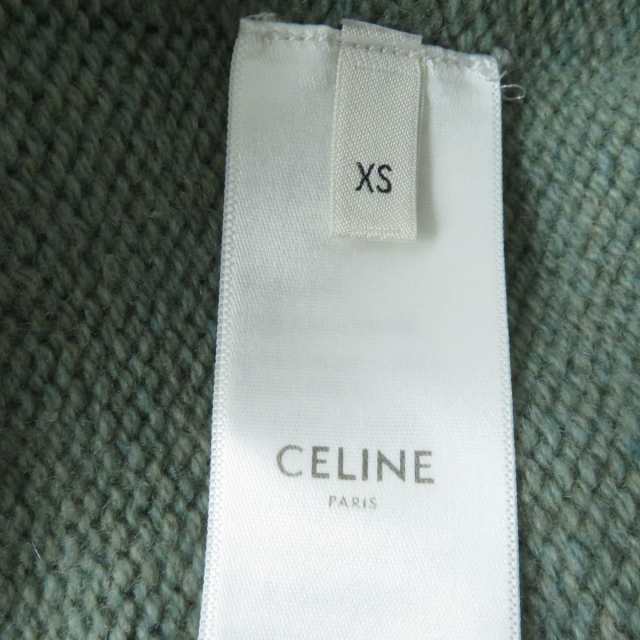 美品☆正規品 CELINE セリーヌ シームレス カシミヤ100％ クルーネック