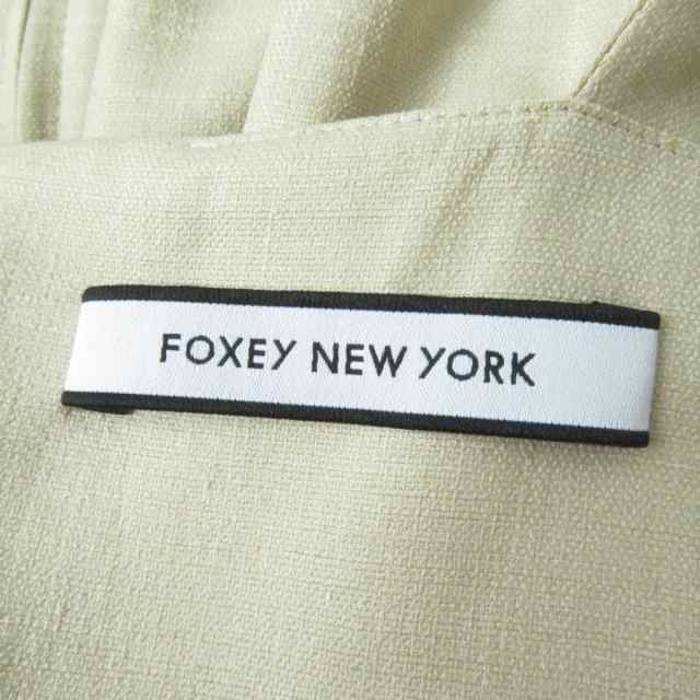 極美品☆正規品 FOXEY NEW YORK フォクシー ニューヨーク 39926 リネン