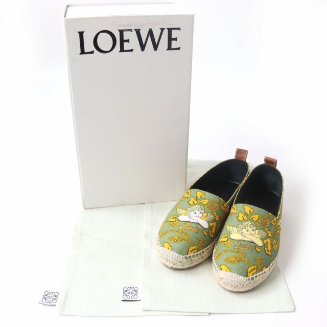 未使用品☆LOEWE ロエベ アナグラム刻印 エスパドリーユ/スリッポン