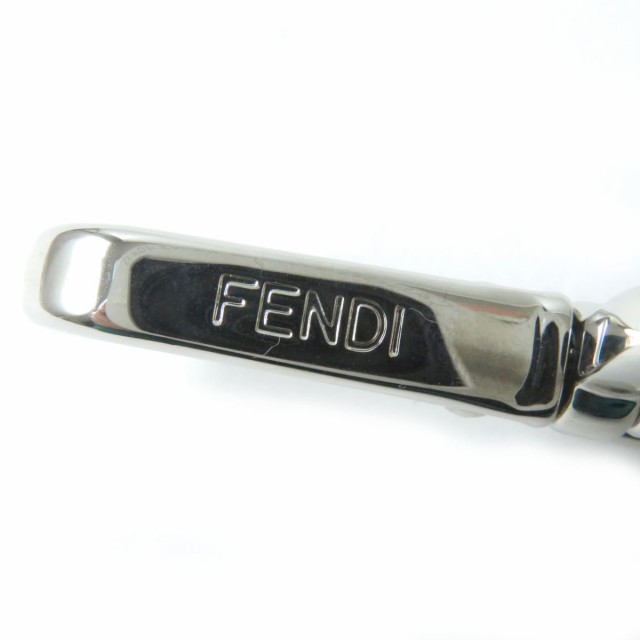 極美品☆FENDI フェンディ 8AV105 ミニ ストラップユー レザー バッグストラップ/ショルダーストラップ ベージュ×ブラック  イタリア製｜au PAY マーケット