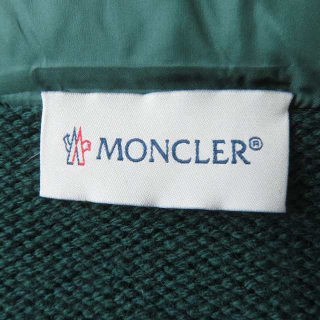 美品☆国内正規品 MONCLER モンクレール 22年 ボーダー柄 モヘア混