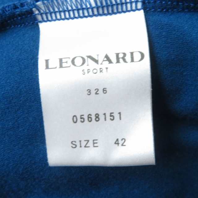 美品☆正規品 LEONARD SPORT レオナール スポーツ ハイネック/7分袖