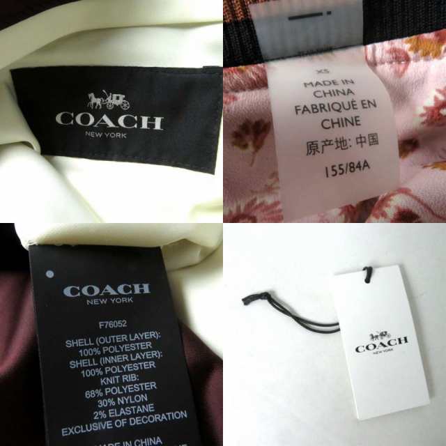 圧倒的高評価 未使用品 正規品 Coach コーチ F レディース リバーシブル スカジャン ブルゾン ボルドー ピンク 花柄 サイズxs お洒落 人気第1位 Centrodeladultomayor Com Uy