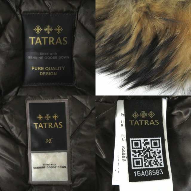 美品◎正規 TATRAS タトラス Rライン LTA16A4480 SERRA ファー付 ...