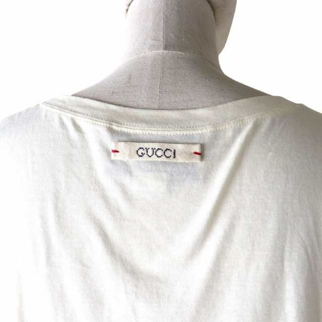 美品◎正規品 日本限定 GUCCI グッチ xヒグチユウコ 492347 X3P18 ラビットプリント 半袖Tシャツ トップス S クリーム系  レディース 箱｜au PAY マーケット