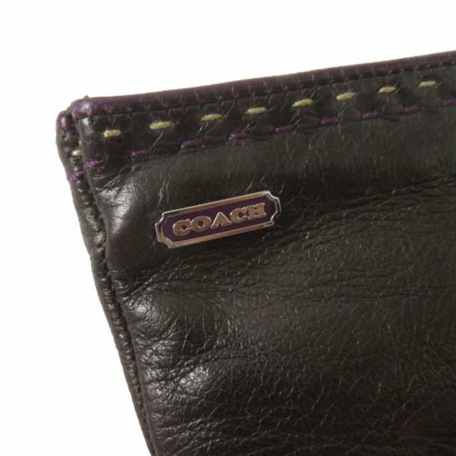 美品◎正規品 COACH コーチ 888-262-6224 レディース ロゴプレート付き