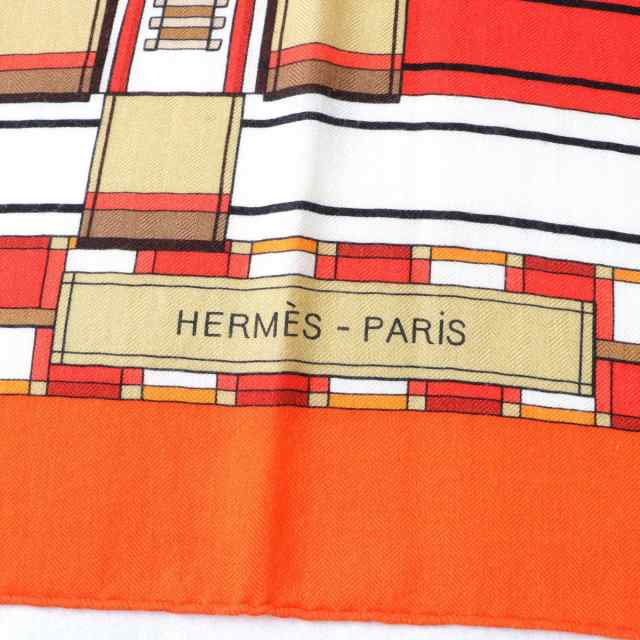 美品◎21AW 仏製 HERMES エルメス カレ140 カレジュアン VOLTES ET