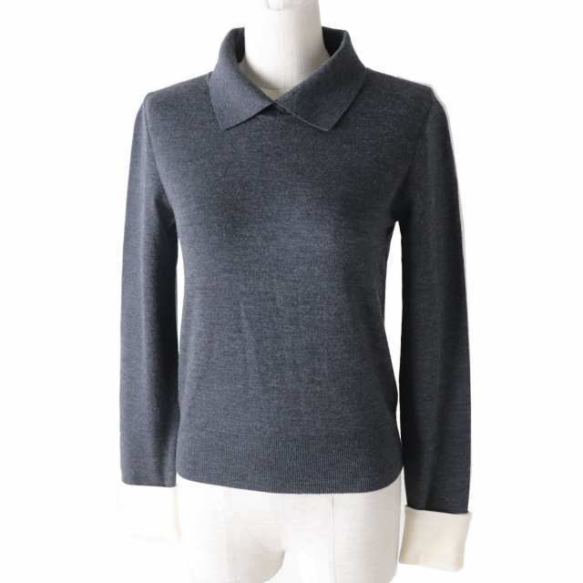 極美品◎正規品 FOXEY フォクシー 41759 knitTop Letter F レターエフ