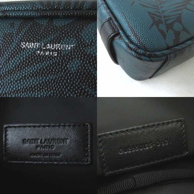 極美品◎イタリア製 SAINT LAURENT PARIS サンローランパリ 650125