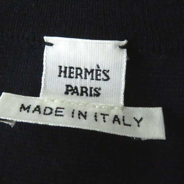 極美品◎正規品 17AW HERMES エルメス レディース ツイルレーヌ シルク×ウール ワンピース Fouets et Badines  鞭とグリップ 赤系×紺 34｜au PAY マーケット