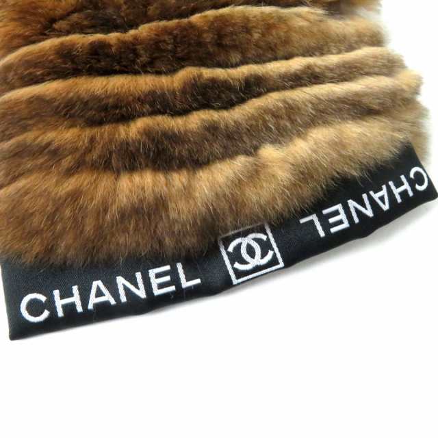 極美品◎イタリア製 CHANEL シャネル レディース オリラグ ファー