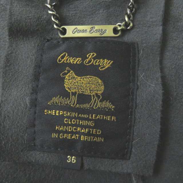 極美品◎イギリス製 Owen Barry オーエンバリー レディース 配色