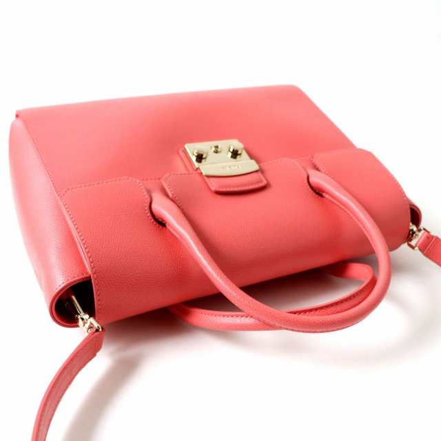 極美品◎イタリア製 FURLA フルラ メトロポリス レディース 2WAY